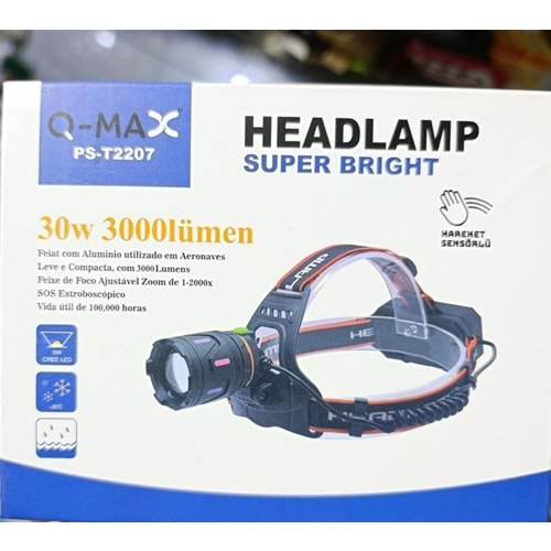 Q-MAX PS-T2207 KAFA FENERİ