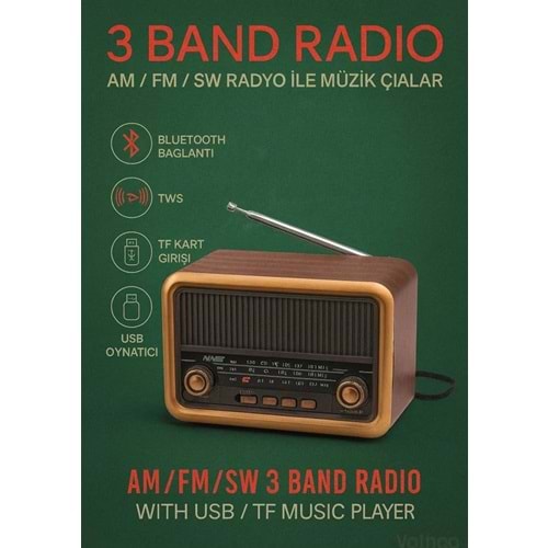 RADYO NS-3315BT BLT RADİO